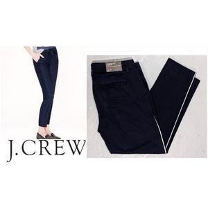 NWT Skimmer Pant City Fit J. Crew Stripe pants